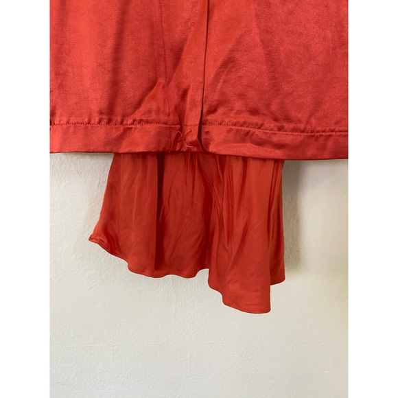 RARE! NEW! Free People Orange Rust Satin Blazer & Dress Slip - Picture 6 of 9